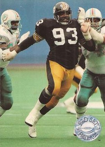 #99 Keith Willis - Pittsburgh Steelers - 1991 Pro Set Platinum Football