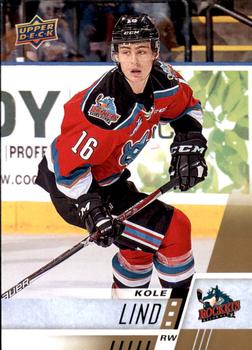 #99 Kole Lind - Kelowna Rockets - 2017-18 Upper Deck CHL Hockey