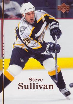 #9 Steve Sullivan - Nashville Predators - 2007-08 Upper Deck Hockey