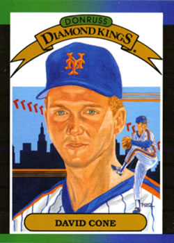 #9 David Cone - New York Mets - 1989 Donruss Baseball