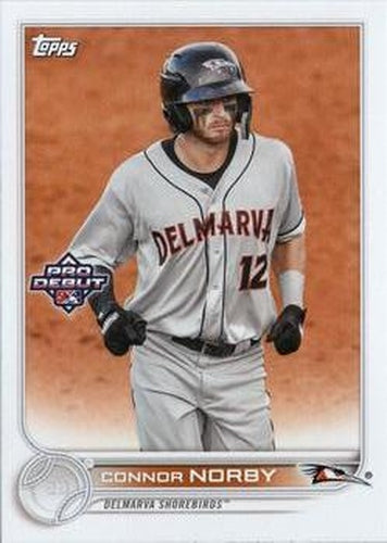 #PD-9 Connor Norby - Delmarva Shorebirds - 2022 Topps Pro Debut Baseball