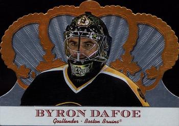 #9 Byron Dafoe - Boston Bruins - 2000-01 Pacific Crown Royale Hockey