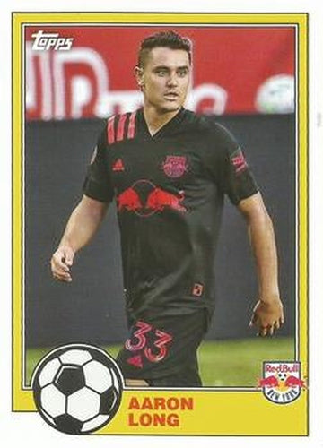 #T81-9 Aaron Long - New York Red Bulls - 2021 Topps MLS Soccer - 1981 Throwback