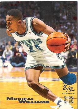 #9 Micheal Williams - Minnesota Timberwolves - 1993-94 Stadium Club Basketball