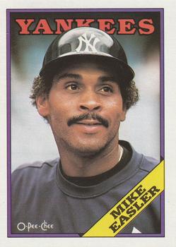 #9 Mike Easler - New York Yankees - 1988 O-Pee-Chee Baseball