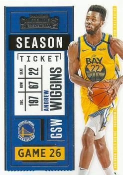 #9 Andrew Wiggins - Golden State Warriors - 2020-21 Panini Contenders Basketball