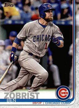 #9 Ben Zobrist - Chicago Cubs - 2019 Topps Baseball