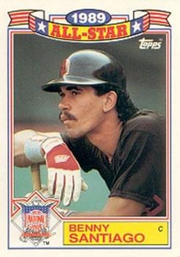 Tony Gwynn baseball card (San Diego Padres) 1990 Topps All Star #8