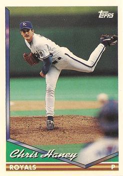 #9 Chris Haney - Kansas City Royals - 1994 Topps Baseball