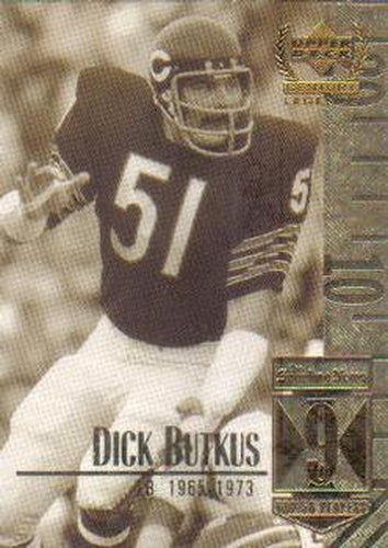 #9 Dick Butkus - Chicago Bears - 1999 Upper Deck Century Legends Football