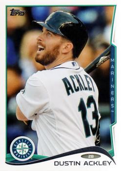 #9 Dustin Ackley - Seattle Mariners - 2014 Topps Baseball