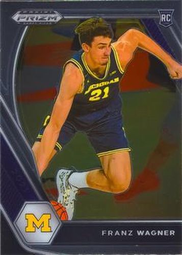#9 Franz Wagner - Michigan Wolverines - 2021 Panini Prizm Collegiate Draft Picks Basketball