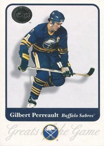 #9 Gilbert Perreault - Buffalo Sabres - 2001-02 Fleer Greats of the Game Hockey