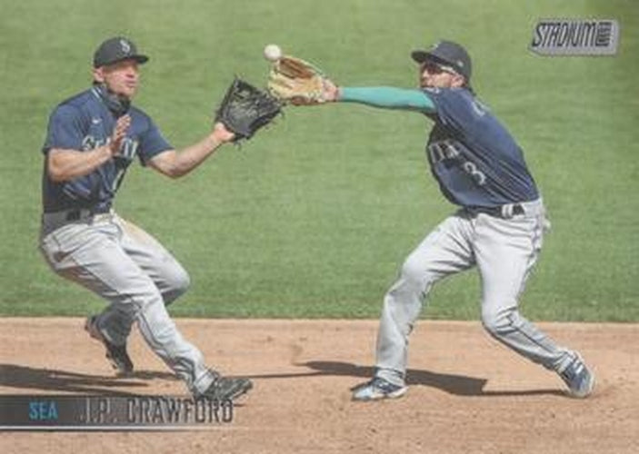#9 J.P. Crawford - Seattle Mariners - 2021 Stadium Club Baseball