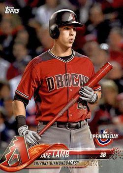#9 Jake Lamb - Arizona Diamondbacks - 2018 Topps Opening Day Baseball