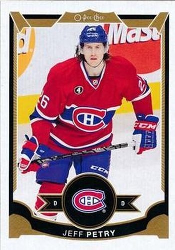 #9 Jeff Petry - Montreal Canadiens - 2015-16 O-Pee-Chee Hockey