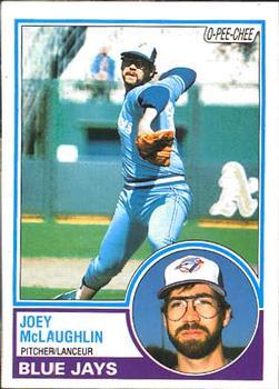 #9 Joey McLaughlin - Toronto Blue Jays - 1983 O-Pee-Chee Baseball