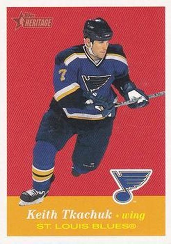 #9 Keith Tkachuk - St. Louis Blues - 2001-02 Topps Heritage Hockey