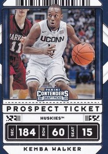 #9 Kemba Walker - Connecticut Huskies - 2020 Panini Contenders Draft Picks Basketball