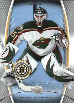 #9 Manny Fernandez - Boston Bruins - 2007-08 Upper Deck Trilogy Hockey