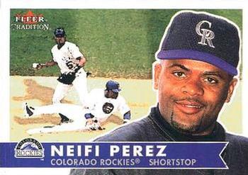 #9 Neifi Perez - Colorado Rockies - 2001 Fleer Tradition Baseball