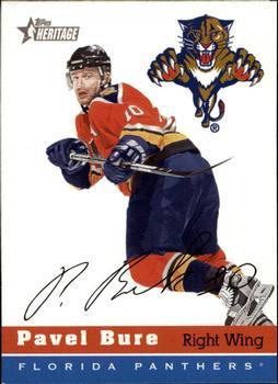 #9 Pavel Bure - Florida Panthers - 2000-01 Topps Heritage Hockey