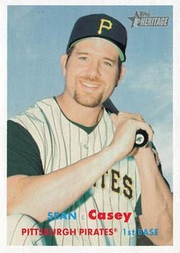 #9 Sean Casey - Pittsburgh Pirates - 2006 Topps Heritage Baseball