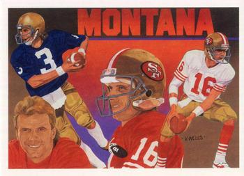 #9 Joe Montana - San Francisco 49ers - 1991 Upper Deck - Football Heroes: Joe Montana Football