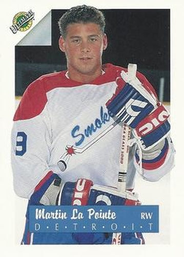#9 Martin Lapointe - Detroit Red Wings - 1991 Ultimate Draft Hockey