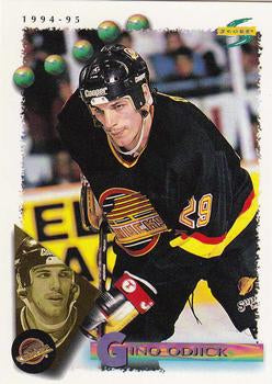 #9 Gino Odjick - Vancouver Canucks - 1994-95 Score Hockey