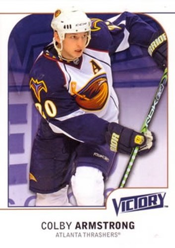 #9 Colby Armstrong - Atlanta Thrashers - 2009-10 Upper Deck Victory Hockey