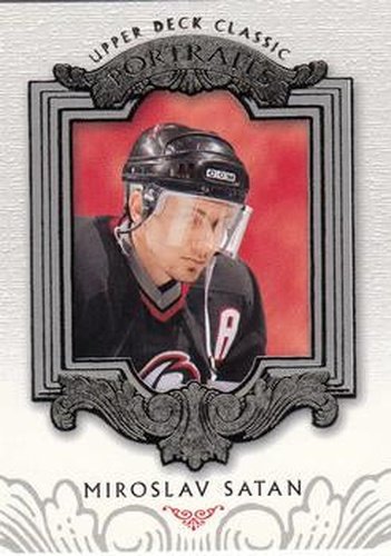 #9 Miroslav Satan - Buffalo Sabres - 2003-04 Upper Deck Classic Portraits Hockey