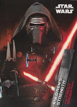 #9 Kylo Ren's Strength - 2015 Topps Star Wars The Force Awakens - The First Order Rises