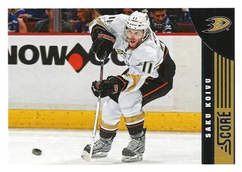 #9 Saku Koivu - Anaheim Ducks - 2013-14 Score Hockey