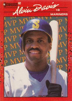#BC-9 Alvin Davis - Seattle Mariners - 1990 Donruss Baseball - Bonus MVP's