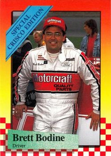 #9 Brett Bodine - Bud Moore Engineering - 1989 Maxx Crisco Racing