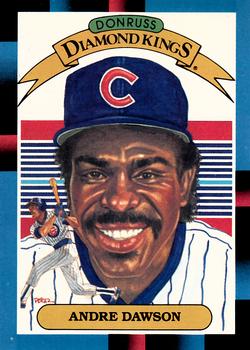 #9 Andre Dawson - Chicago Cubs - 1988 Donruss Baseball