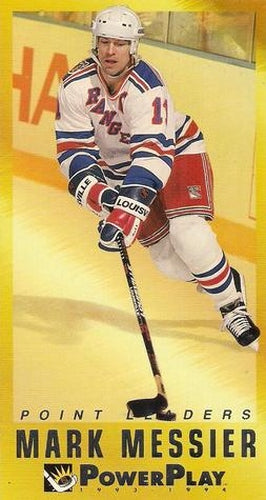 #9 Mark Messier - New York Rangers - 1993-94 Fleer PowerPlay Hockey - Point Leaders
