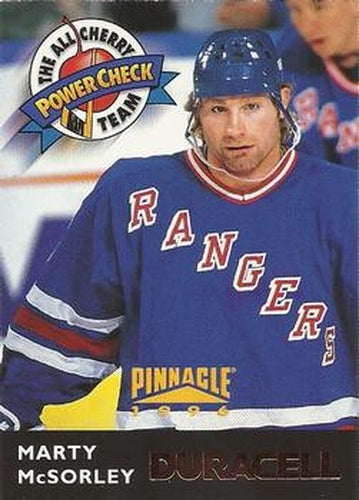 #DC9 Marty McSorley - New York Rangers - 1996-97 Duracell All-Cherry Team Hockey