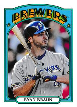 #9 Ryan Braun - Milwaukee Brewers - 2013 Topps Archives Baseball