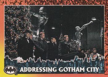 #9 Addressing Gotham City - 1992 Topps Batman Returns