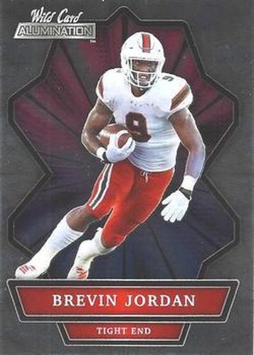 #ABC-54 Brevin Jordan - Miami Hurricanes - 2021 Wild Card Alumination Football