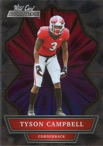 #ABC-63 Tyson Campbell - Georgia Bulldogs - 2021 Wild Card Alumination Football