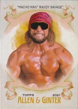 #AG-14 "Macho Man" Randy Savage - 2021 Topps Heritage WWE - Allen & Ginter Wrestling