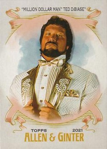 #AG-15 "Million Dollar Man" Ted DiBiase - 2021 Topps Heritage WWE - Allen & Ginter Wrestling