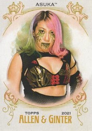 #AG-3 Asuka - 2021 Topps Heritage WWE - Allen & Ginter Wrestling