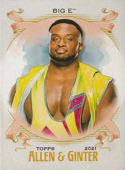 #AG-6 Big E - 2021 Topps Heritage WWE - Allen & Ginter Wrestling