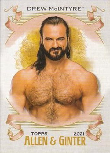 #AG-9 Drew McIntyre - 2021 Topps Heritage WWE - Allen & Ginter Wrestling