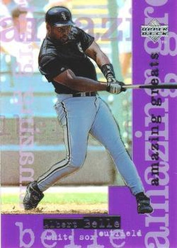 #AG30 Albert Belle - Chicago White Sox - 1998 Upper Deck - Amazing Greats Baseball