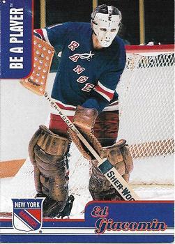 #AH-10 Ed Giacomin - New York Rangers - 1999-00 Be a Player Memorabilia - American Hobby Hockey